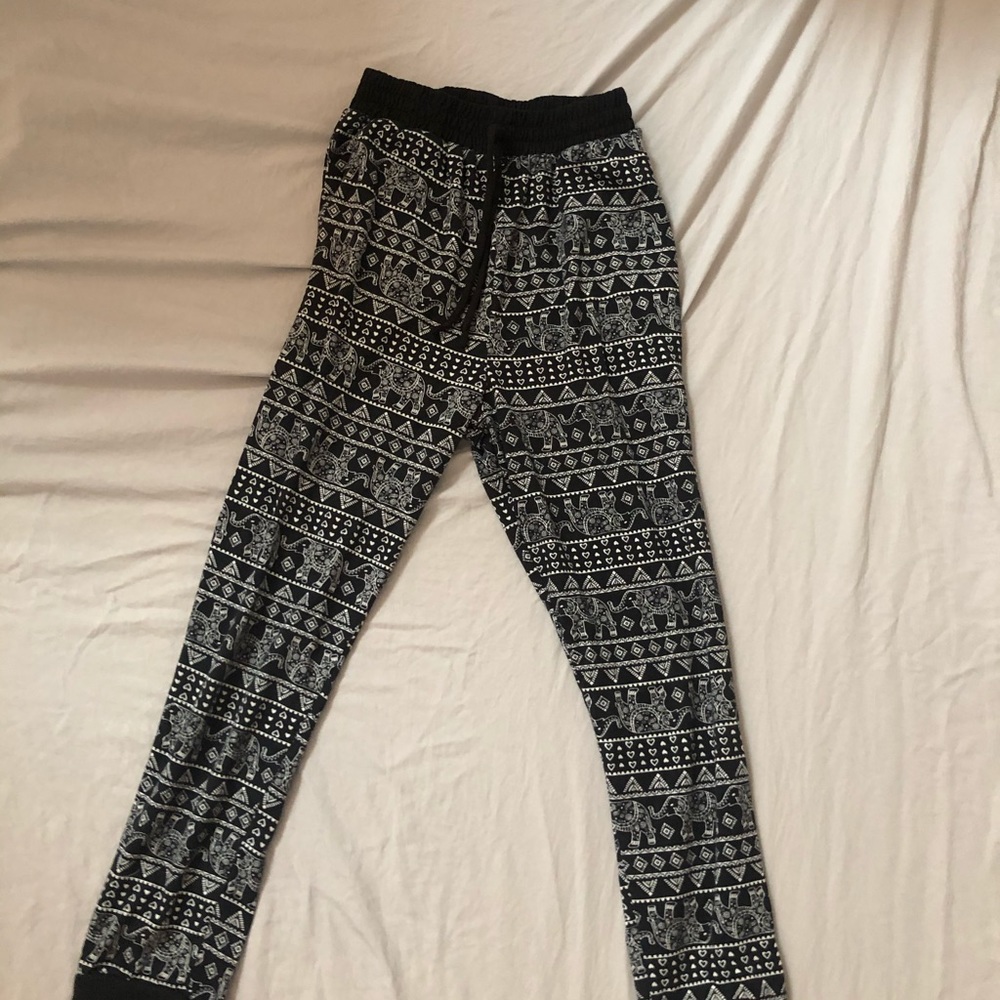 Cute elephant printed joggers